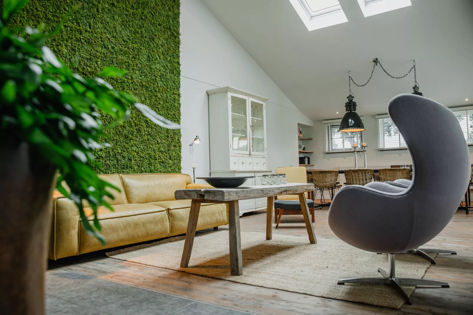Dorpswoning De Volbloed-Wohnzimmer