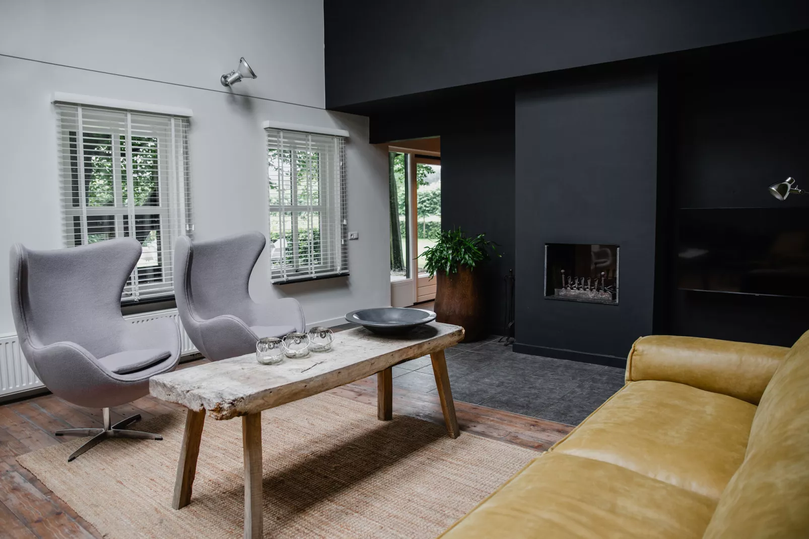 Dorpswoning De Volbloed-Wohnzimmer