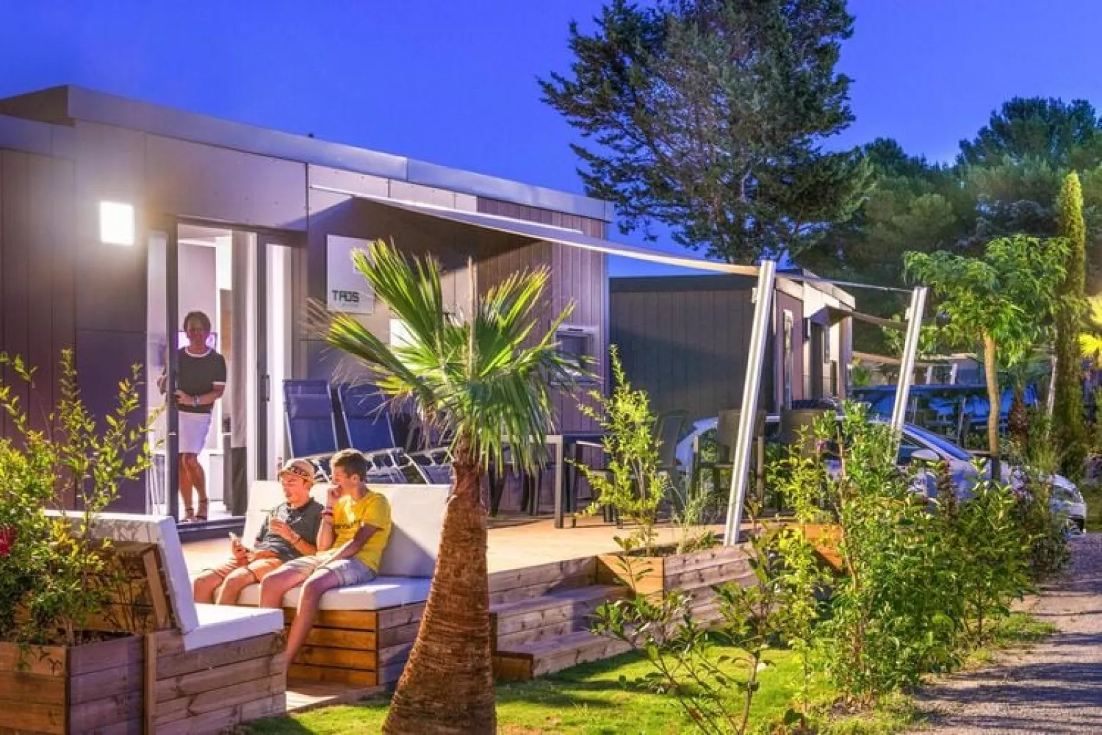Mobile Homes Domaine Les Mûriers Vendres-Plage // Cottage VIP 2ch 4 pers climatisé - TUI-Exterior summer