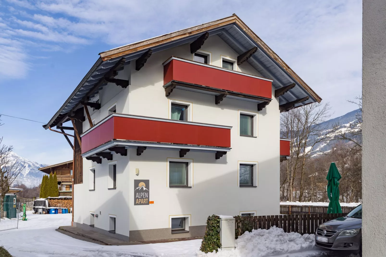 Ferienhaus Alpen Apart - 11 Personen-Exterior winter