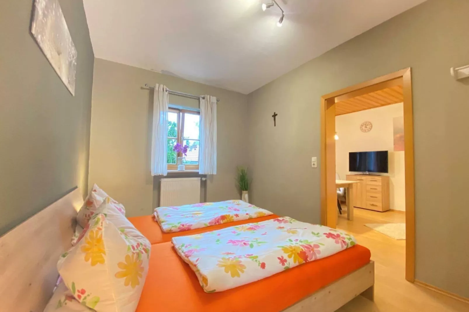 Holiday flats Haus am Wald Zenting-Wohnung für 4 Personen 56 qm-Chambre