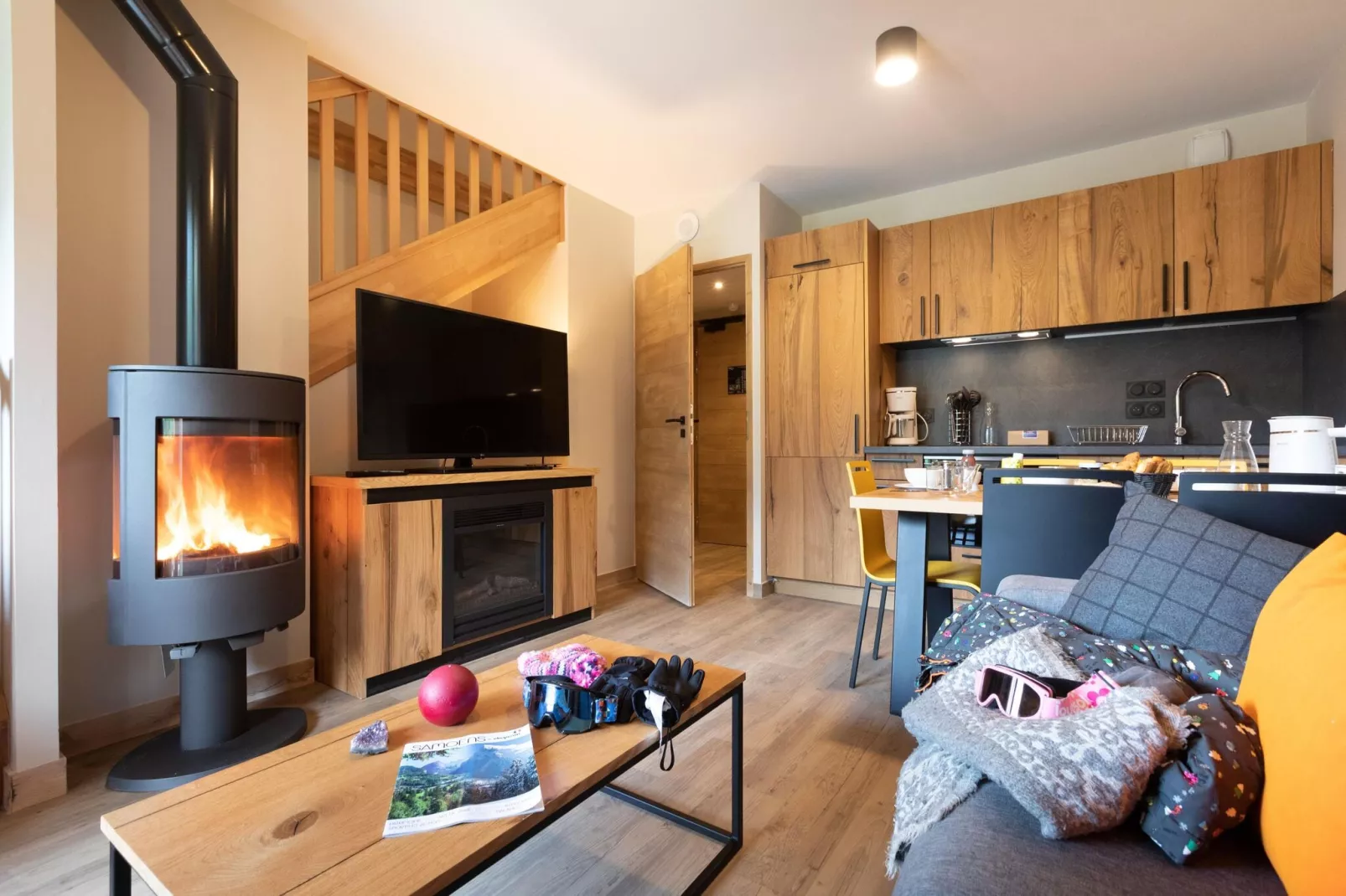 Résidence Club Samoëns Village 7-Wohnzimmer