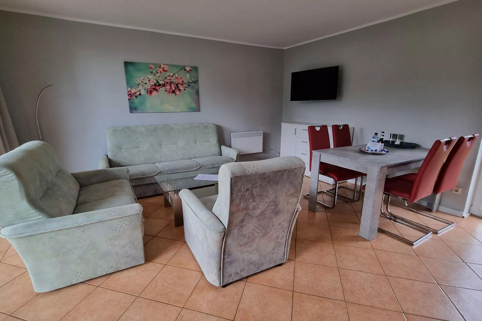 Reihenbungalow Nr 7 / Belegung 4 Personen-Living room