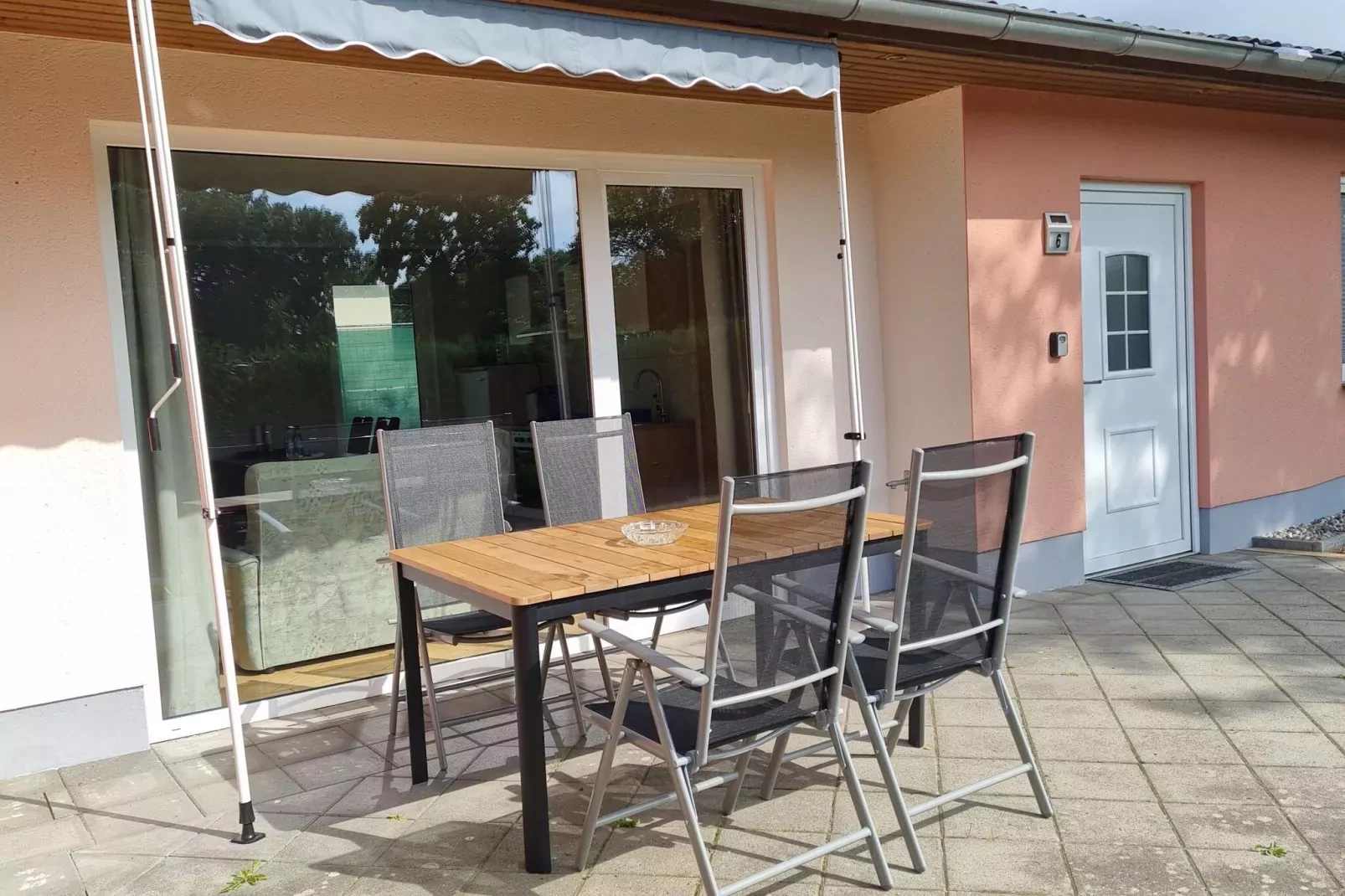 Reihenbungalow Nr 7 / Belegung 4 Personen-Terrace balcony