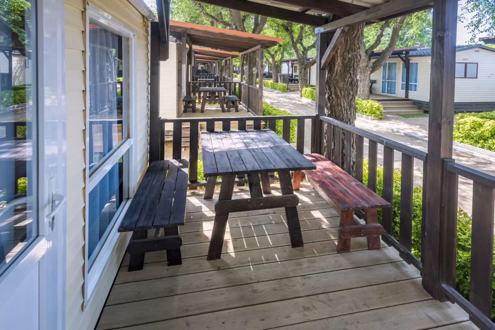 Camping Solmar - COTTAGE B-Terrace balcony