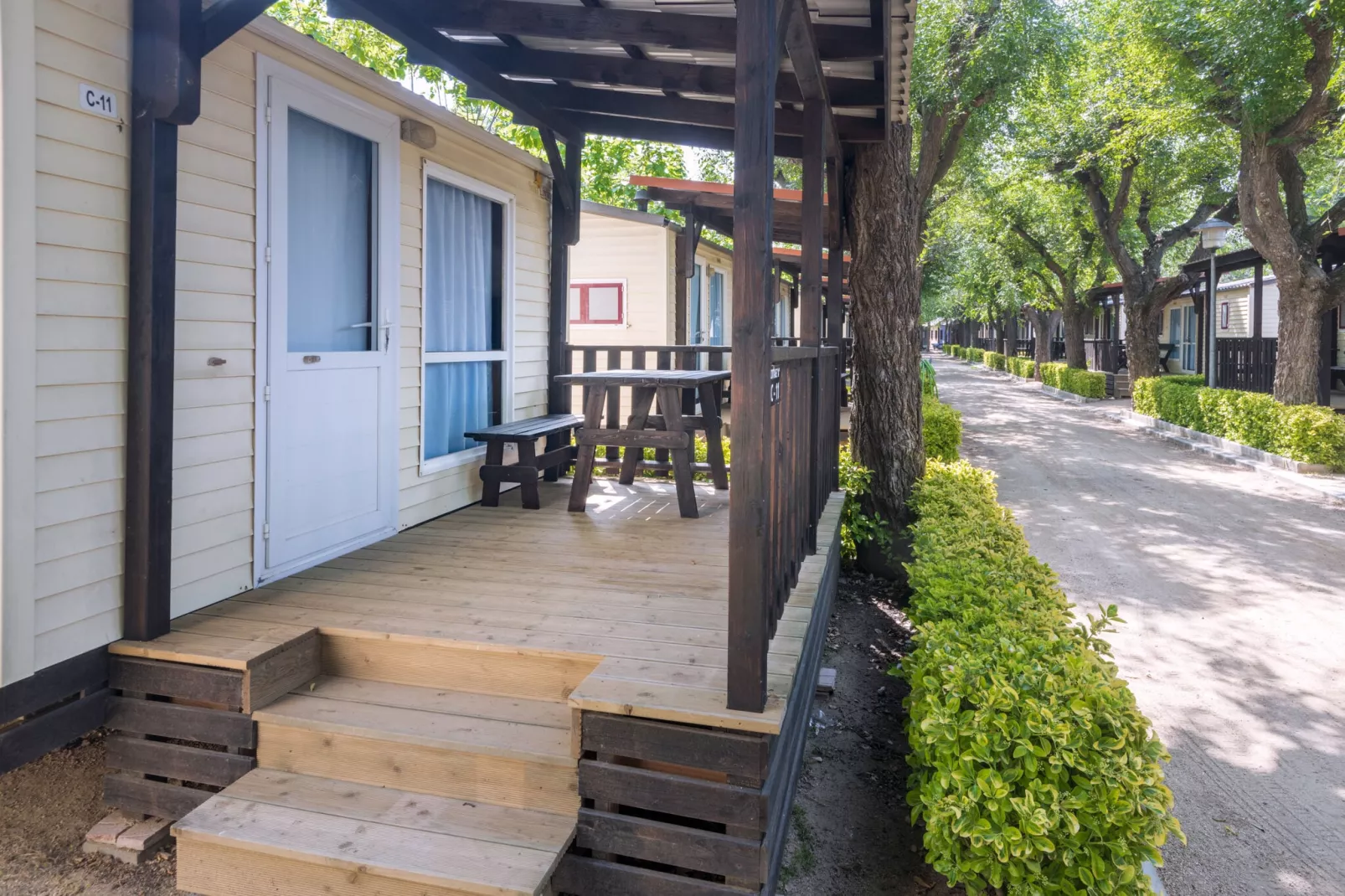 Camping Solmar - COTTAGE B-Terrace balcony