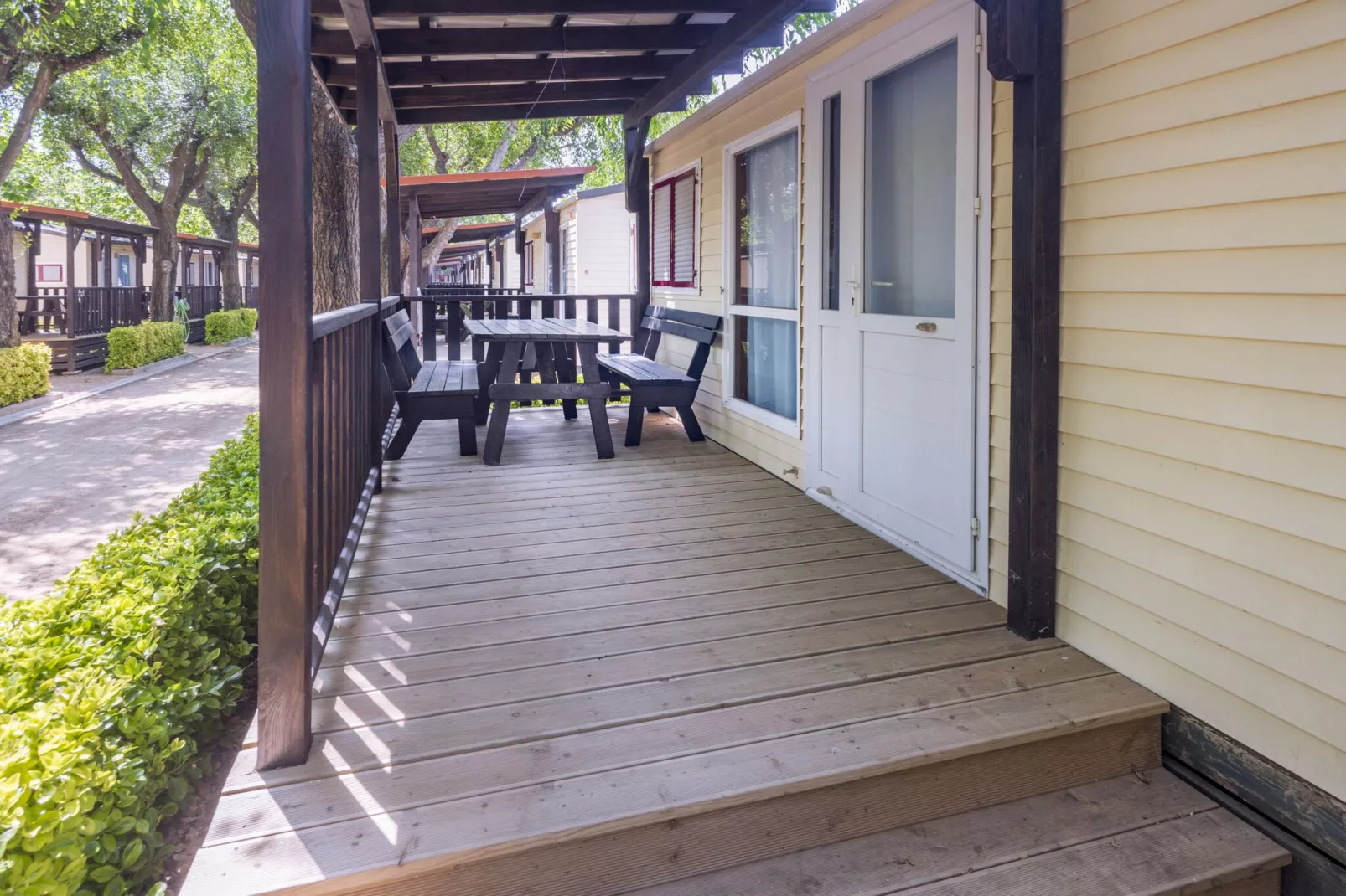 Camping Solmar - COTTAGE B-Terrace balcony