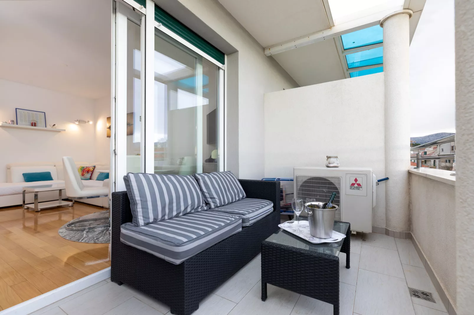Apartment Bacvice-Terrassenbalkon