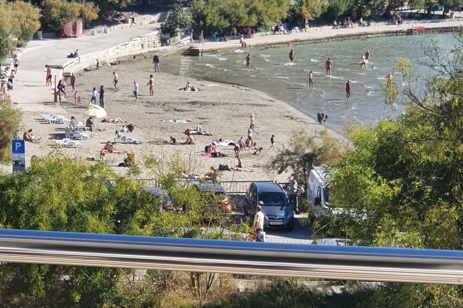 Apartment Bacvice-Aussicht Sommer