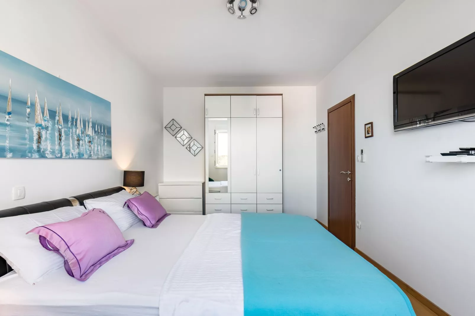 Apartment Bacvice-Schlafzimmer