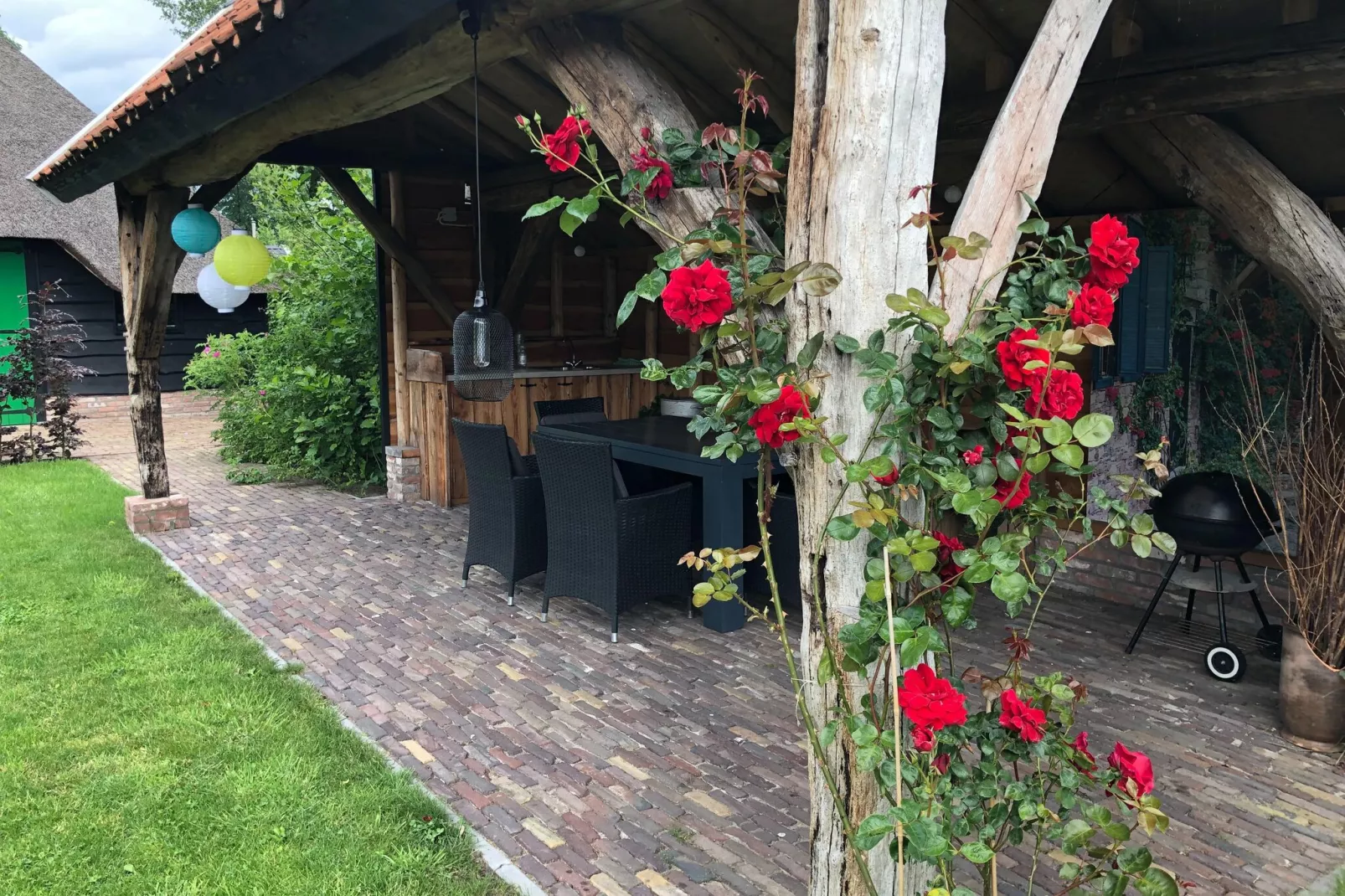Woonboerderij in Staphorst voor 6 personen-Terrace balcony