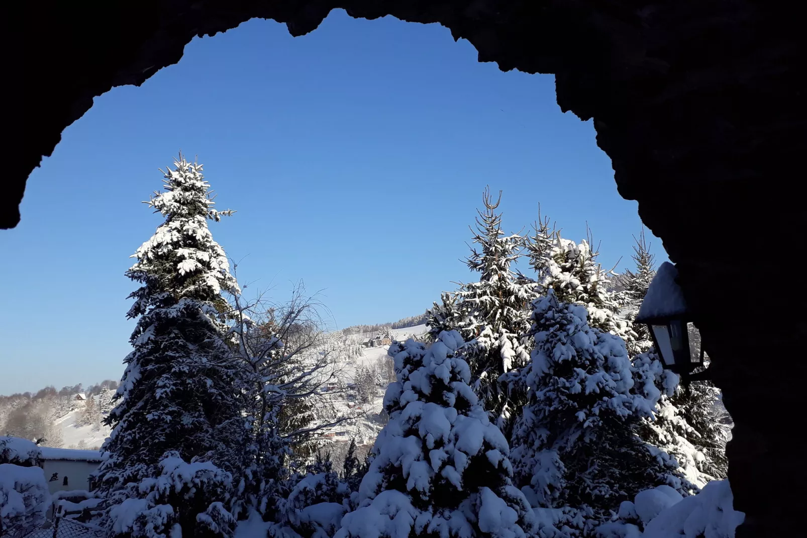 Im Erzgebirge-Aussicht Winter