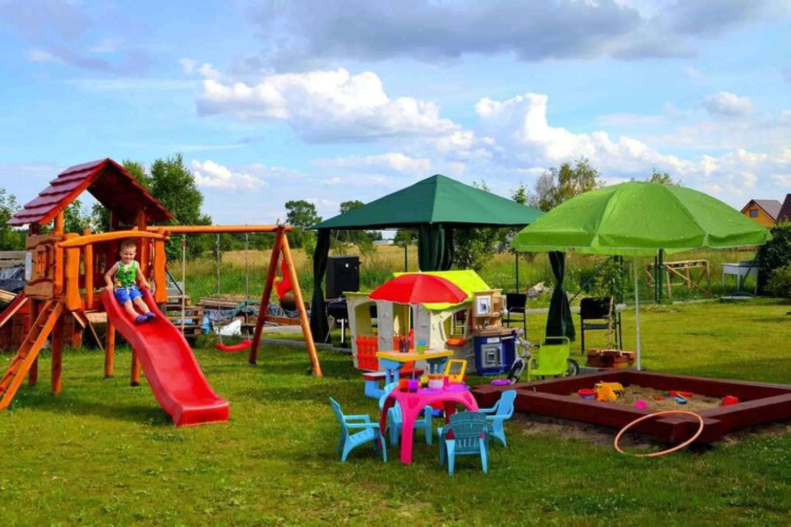 Semi-detached house, Niechorze-72 qm, 6 Pers.-Gardens summer