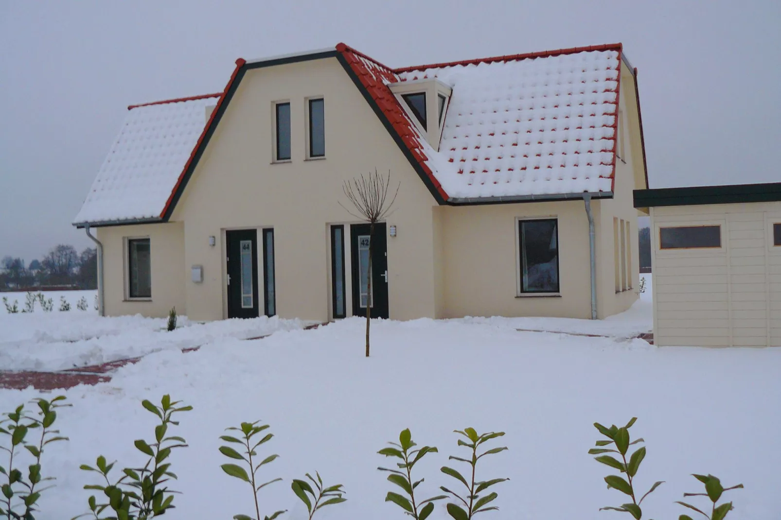 Ericaheidepark-Exterior in winter