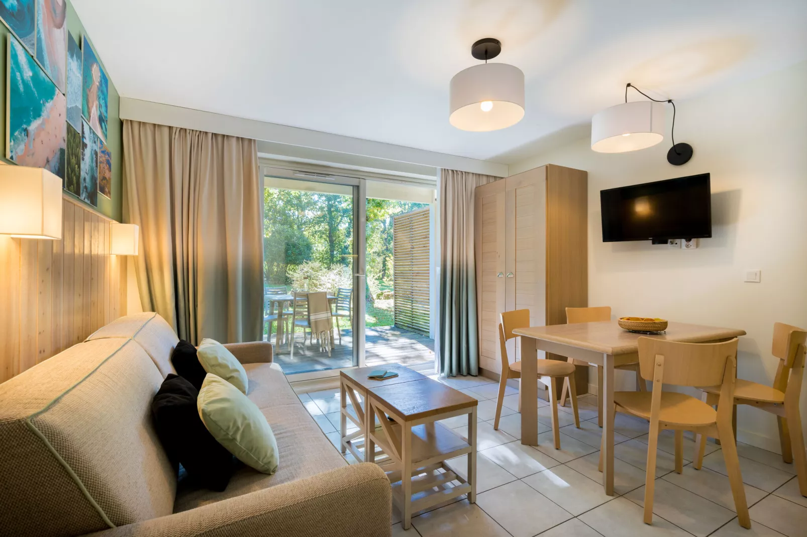 Residence Le Domaine du Bois de la Grée Pornichet - 24 Standard 4 p - 1 bedroom-Salon