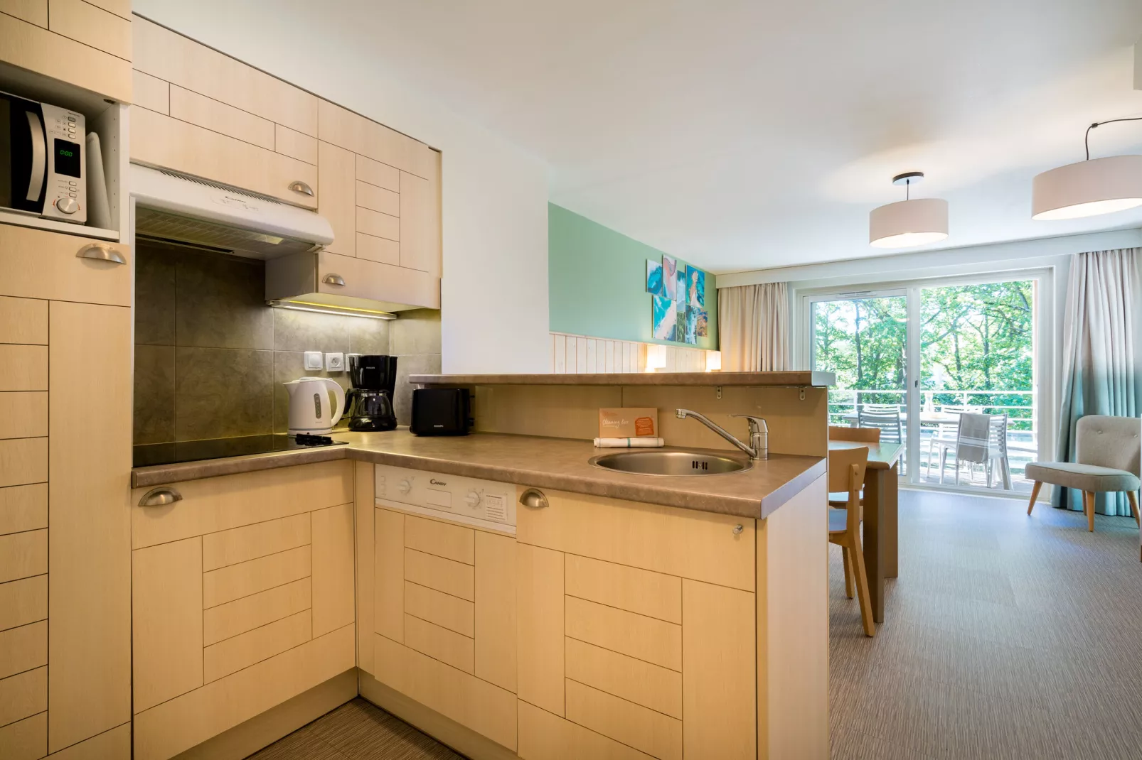 Residence Le Domaine du Bois de la Grée Pornichet - 36 Standard Apt 6 p - 2 bedrooms - Duplex balcony-Salon