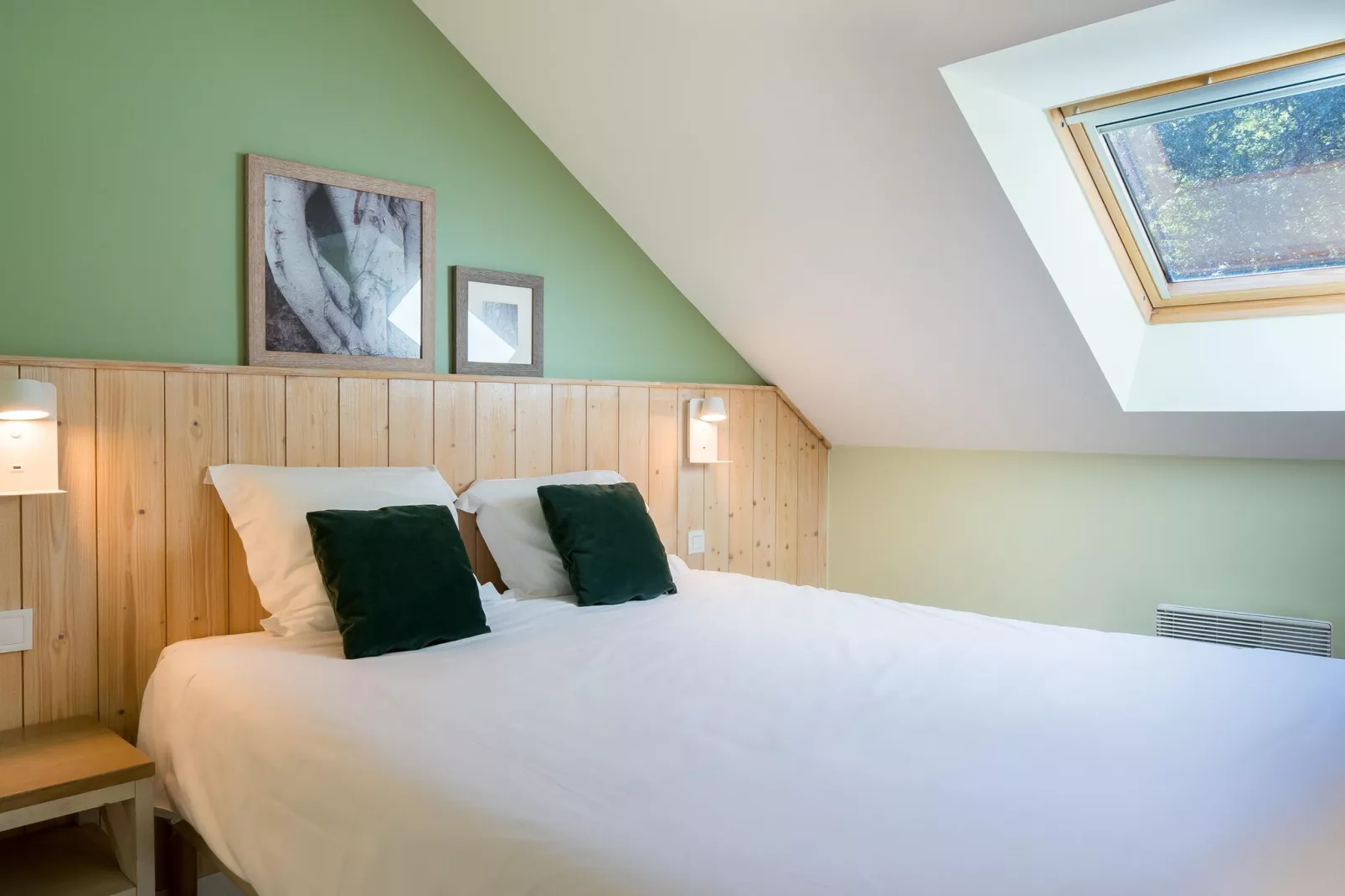 Residence Le Domaine du Bois de la Grée Pornichet - 36 Standard Apt 6 p - 2 bedrooms - Duplex balcony-Chambre