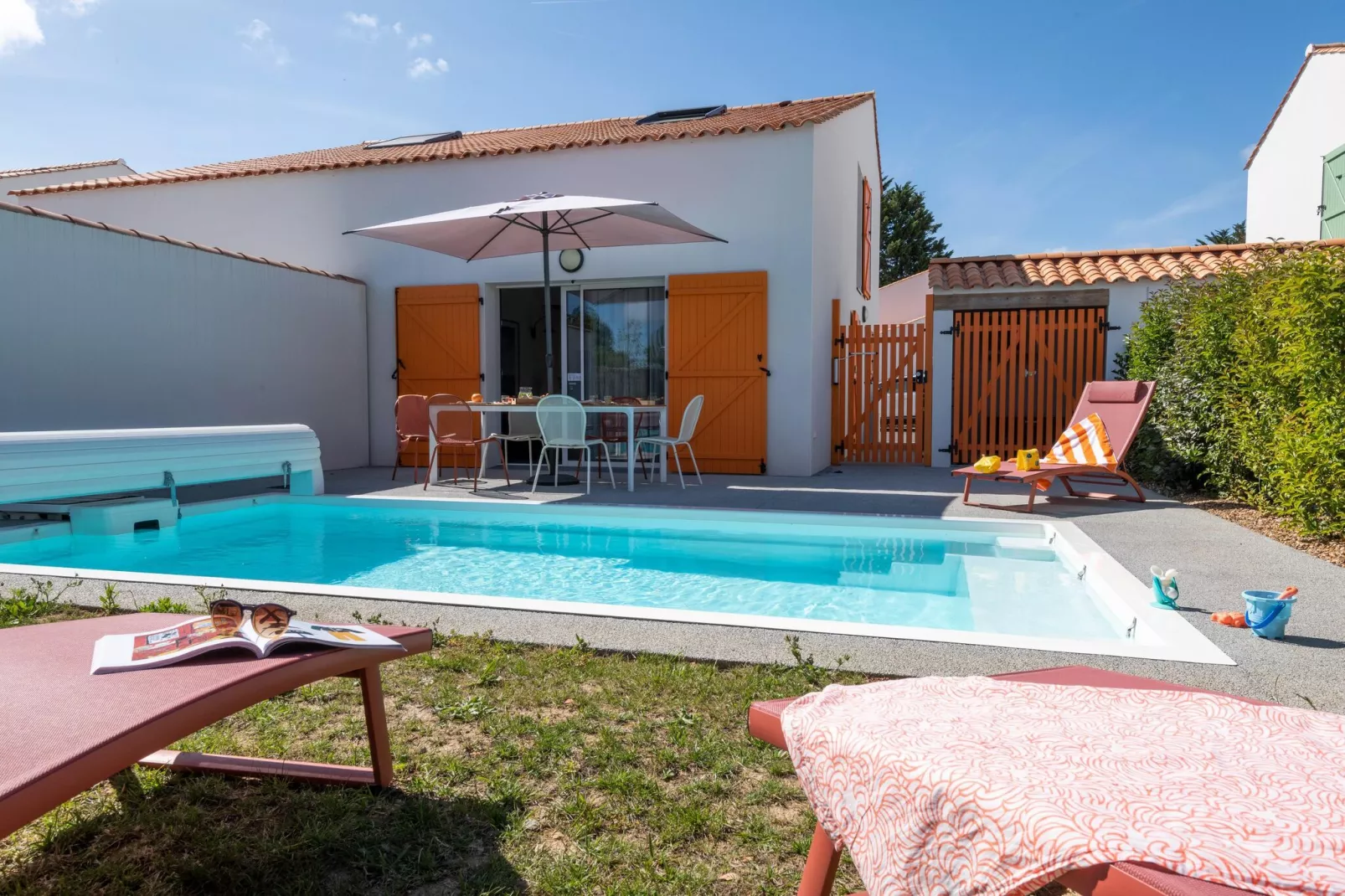 Residence Les Villas d'Olonne Les Sables d'Olonne   Maison 6 Standard 3 chambes - duplex - piscine individuelle-Exterior summer