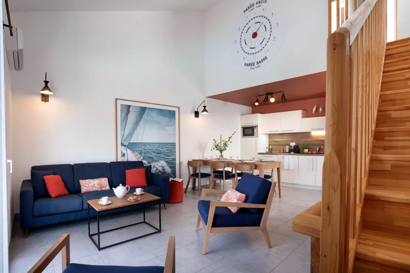 Residence Les Villas d'Olonne Les Sables d'Olonne   Maison 6 Standard 3 chambes - duplex - piscine individuelle-Living room