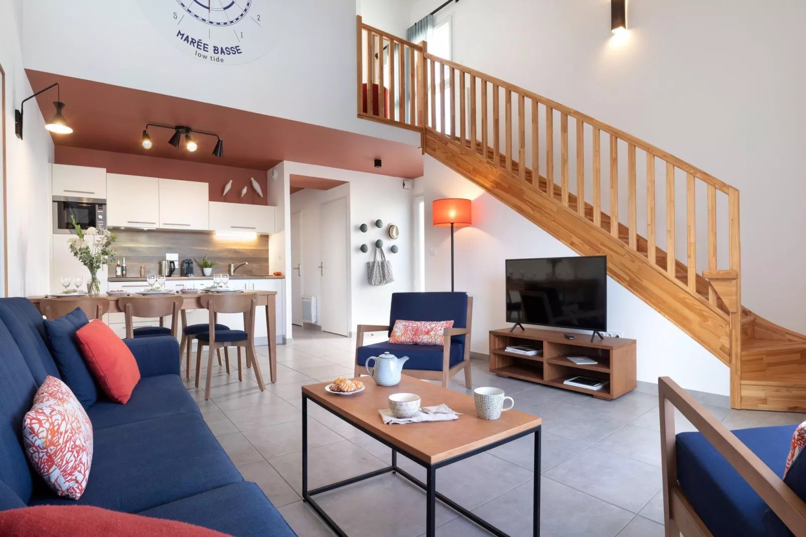 Residence Les Villas d'Olonne Les Sables d'Olonne   Maison 6 Standard 3 chambes - duplex - piscine individuelle-Living room