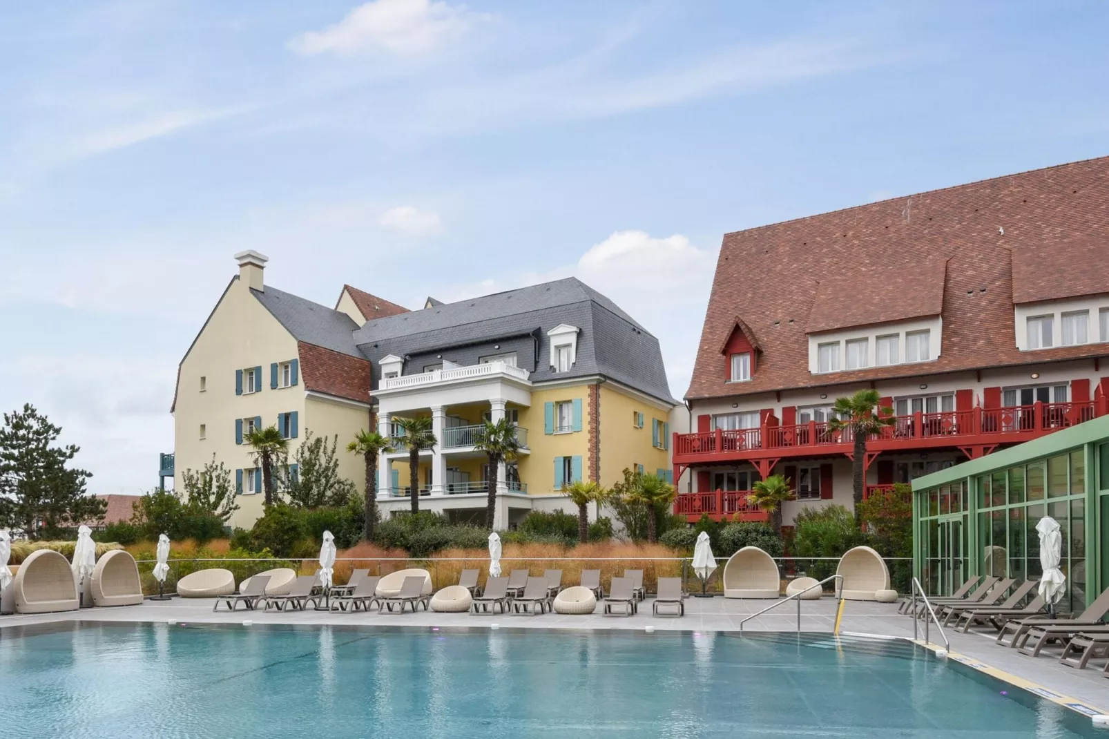 Residence Presqu'Ile de la Touques Deauville - 36 Standard Apt 6 p - 2 bedrooms - terrace or balcony-Exterior summer