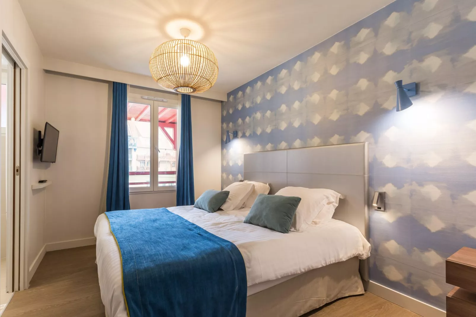 Residence Presqu'Ile de la Touques Deauville - 36 Standard Apt 6 p - 2 bedrooms - terrace or balcony-Bedroom
