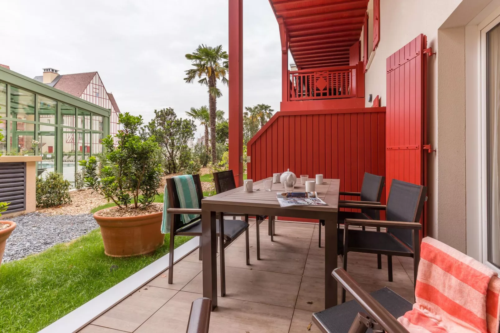 Residence Presqu'Ile de la Touques Deauville - 36 Standard Apt 6 p - 2 bedrooms - terrace or balcony-Terrace balcony