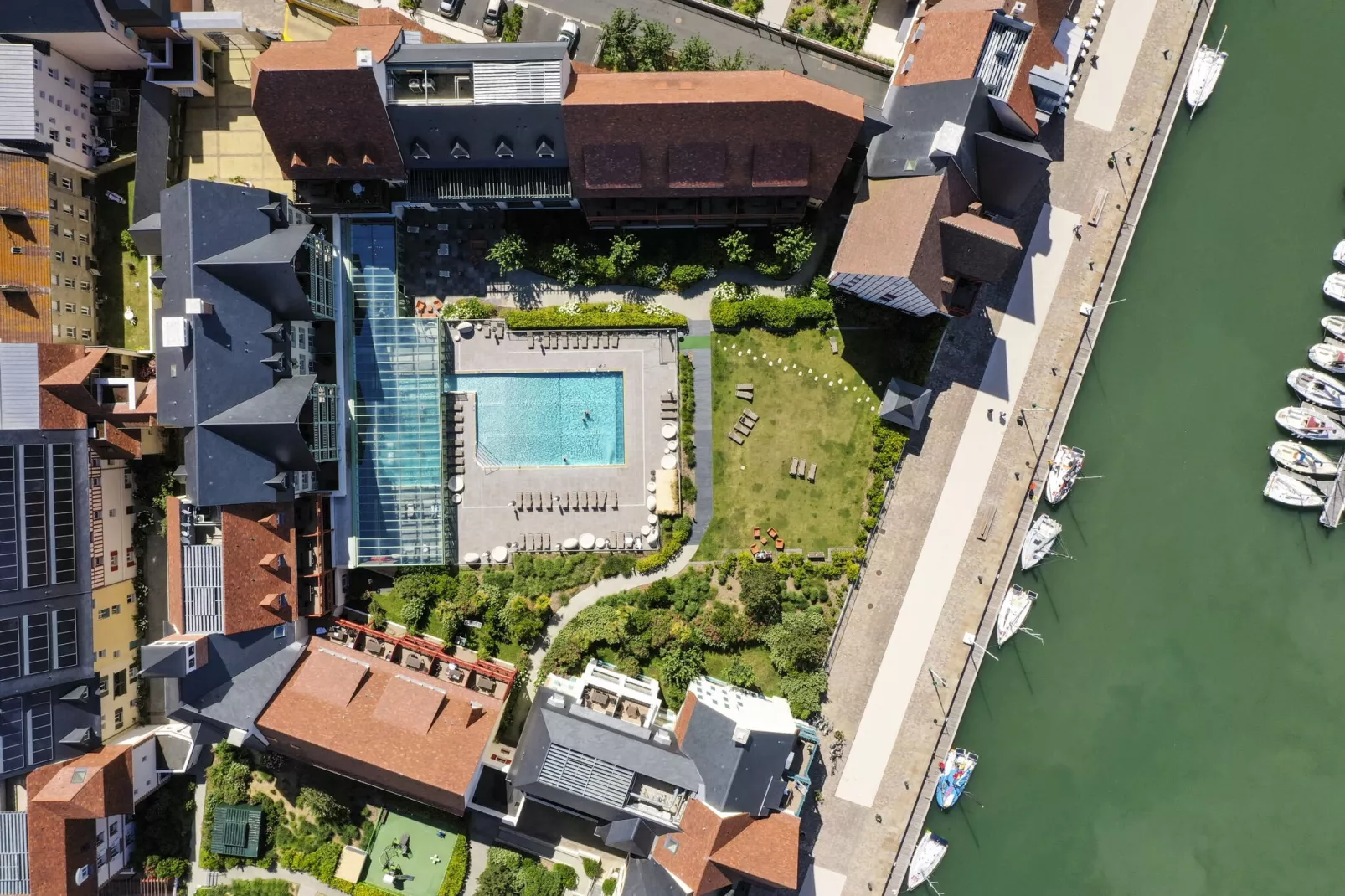 Residence Presqu'Ile de la Touques Deauville - 36 Standard Apt 6 p - 2 bedrooms - terrace or balcony-Exterior summer