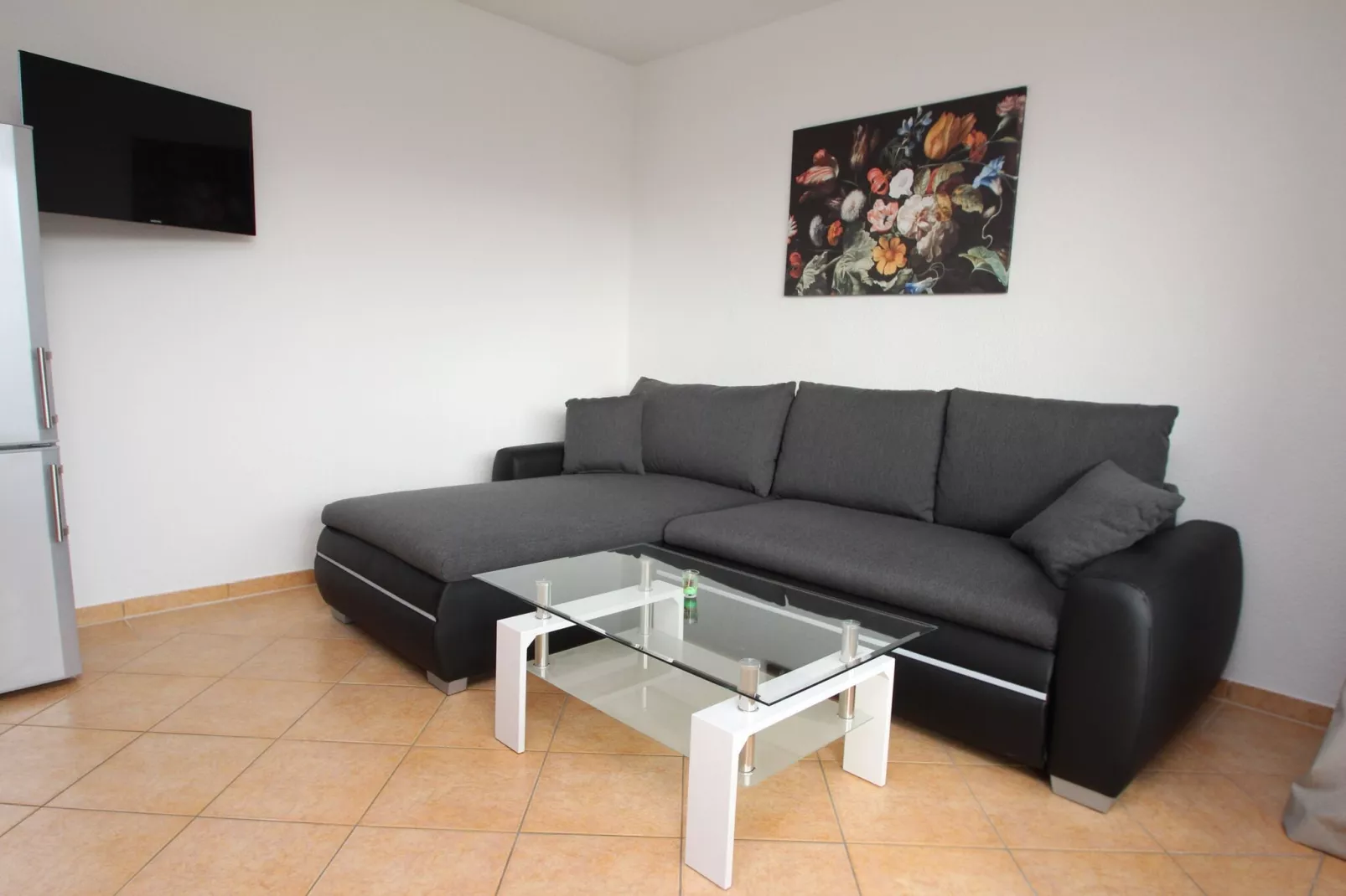 Reihenbungalow Nr 11 / Belegung 4 Personen-Wohnzimmer