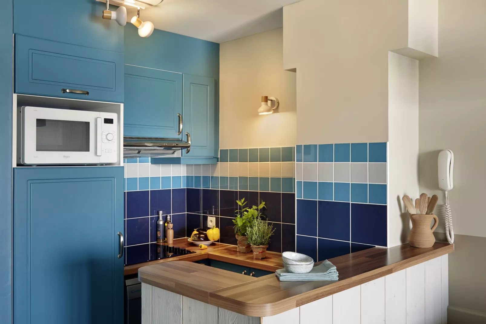 Residence Le Coteau et la Mer Tréboul // 25 Standard - Apt 4 people - 1 bedroom-Living room