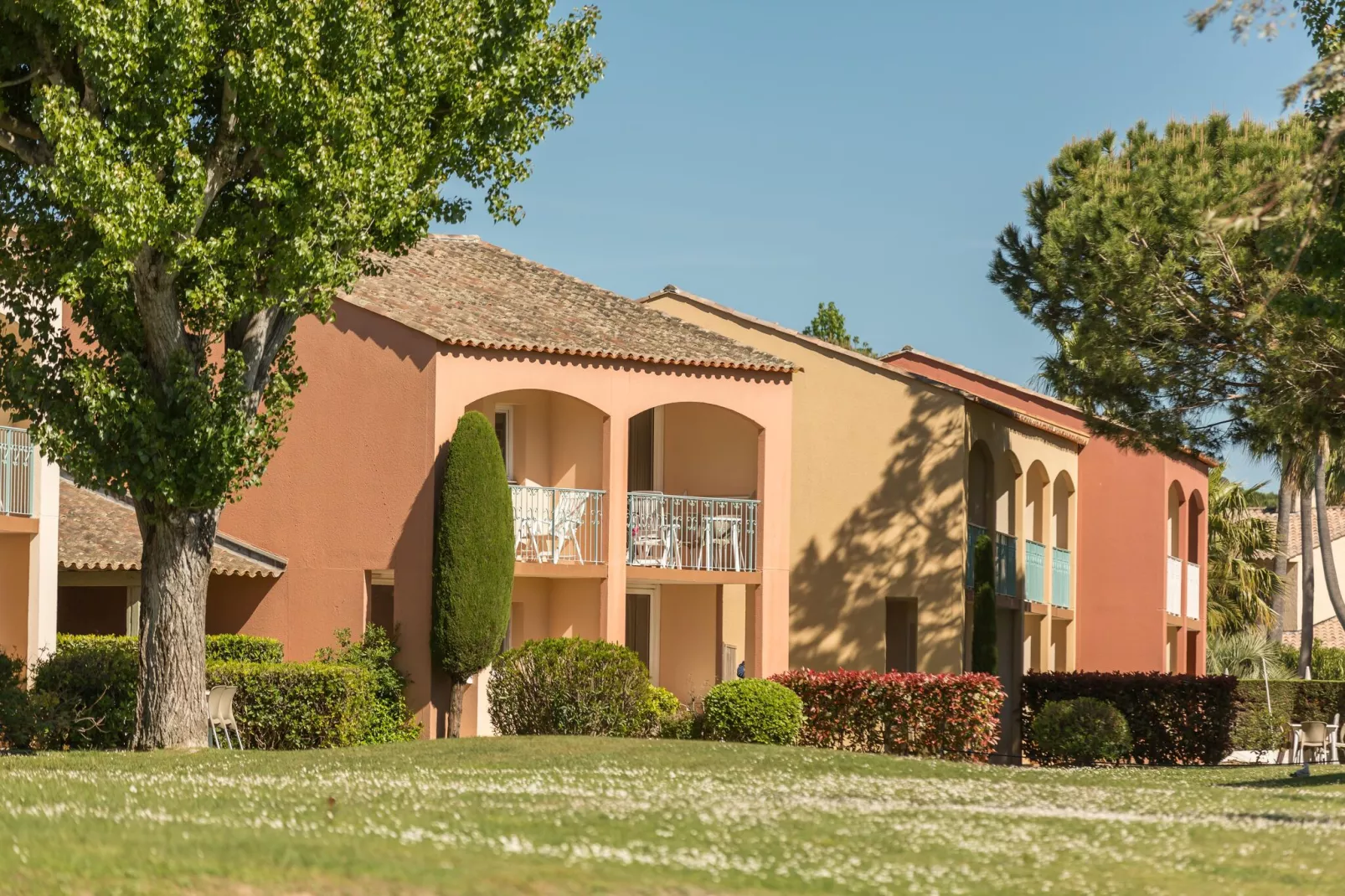 Residence Les Rives de Cannes Mandelieu Mandelieu-la-Napoule - 14 Standard - Studio 4 p - 1 sleeping alcove-Außenbereich Sommer
