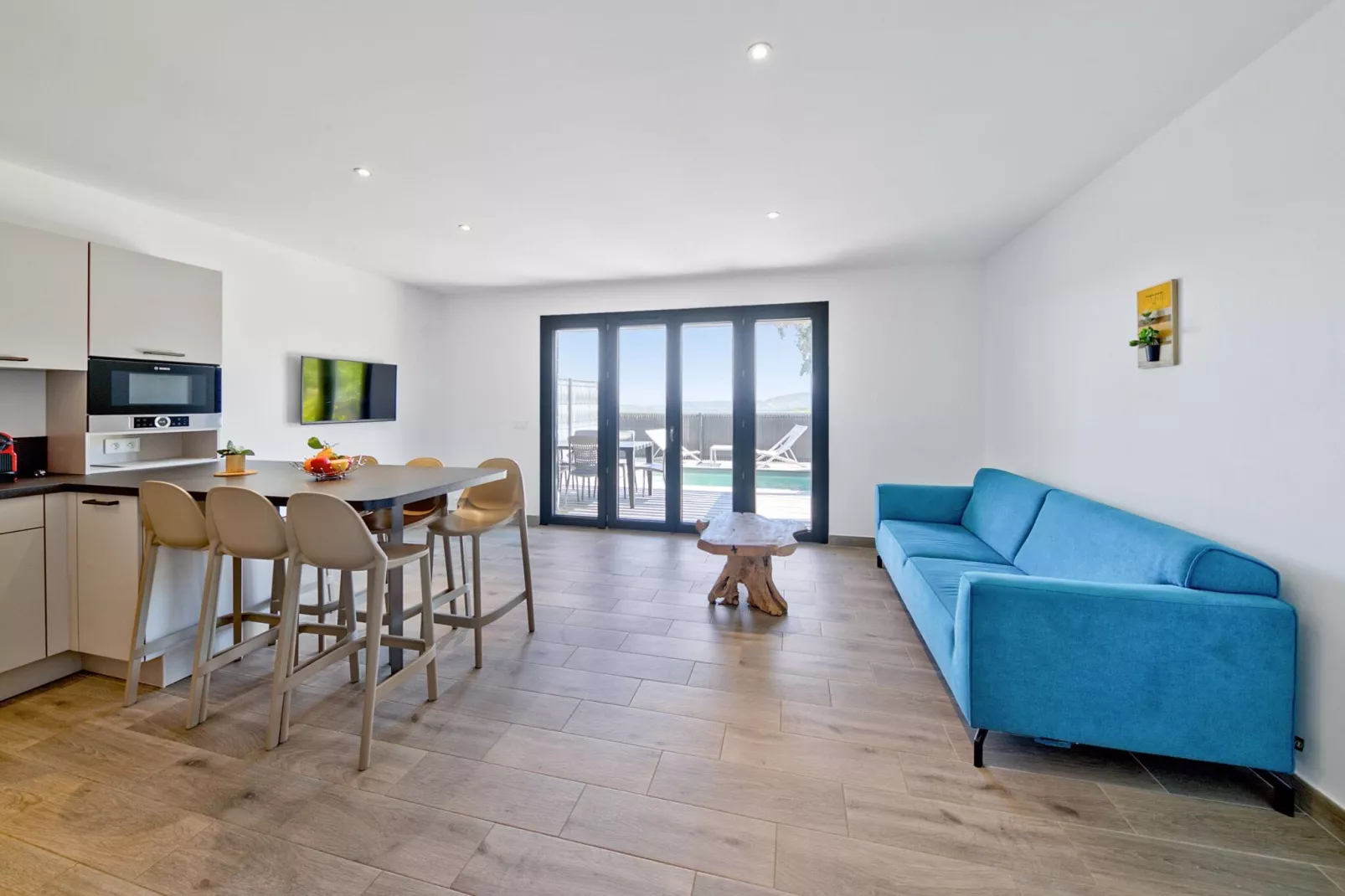 Residence Les Terrasses d'Arsella Porto Vecchio - M46 - House 3 bedrooms 6 pers private pool-Living room