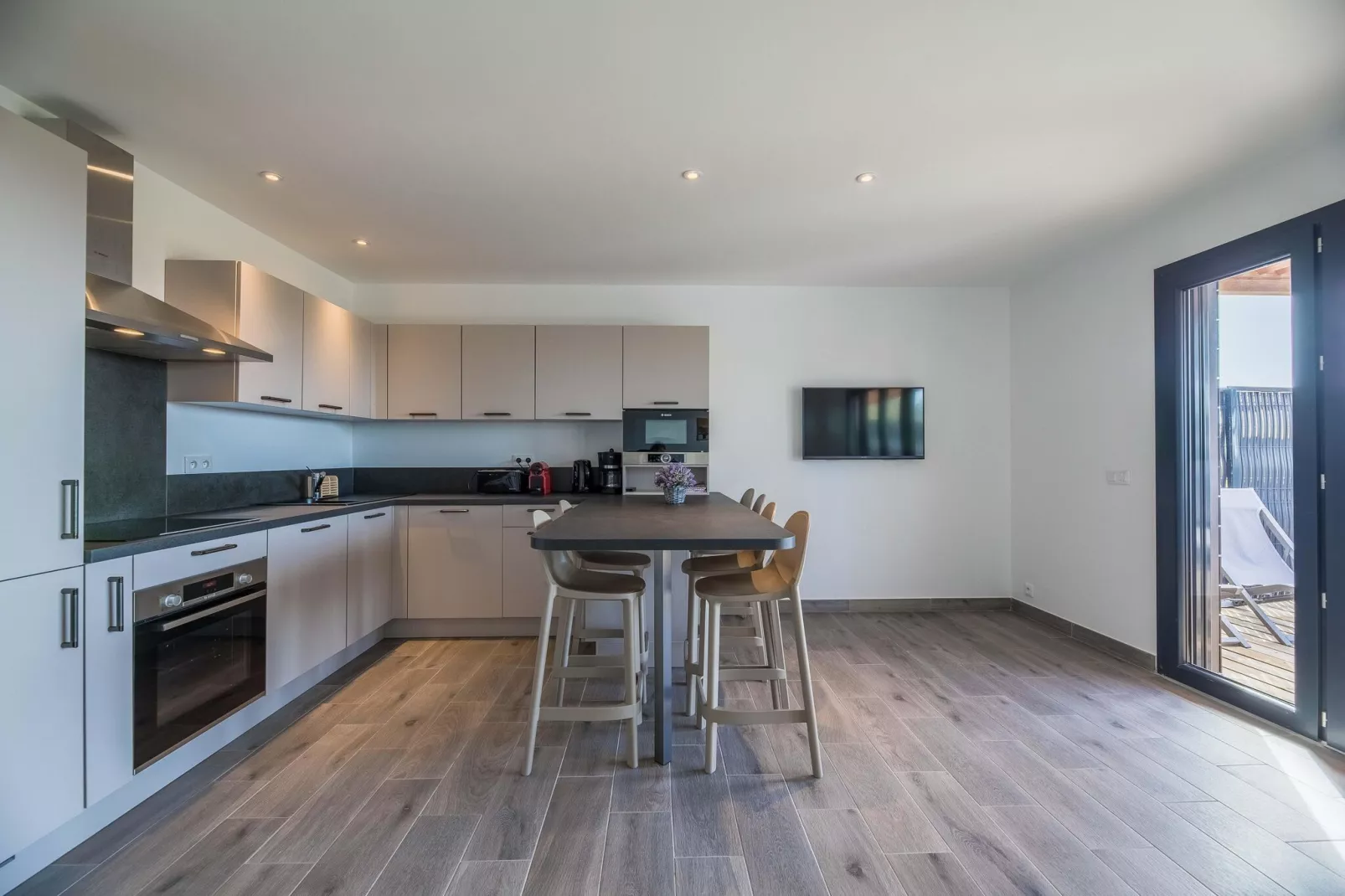 Residence Les Terrasses d'Arsella Porto Vecchio - M46 - House 3 bedrooms 6 pers private pool-Living room