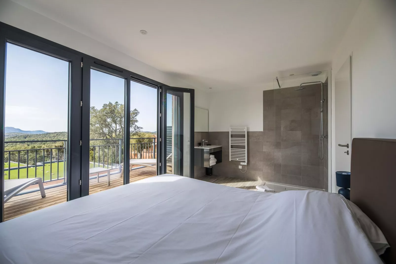 Residence Les Terrasses d'Arsella Porto Vecchio - M46 - House 3 bedrooms 6 pers private pool-Bedroom