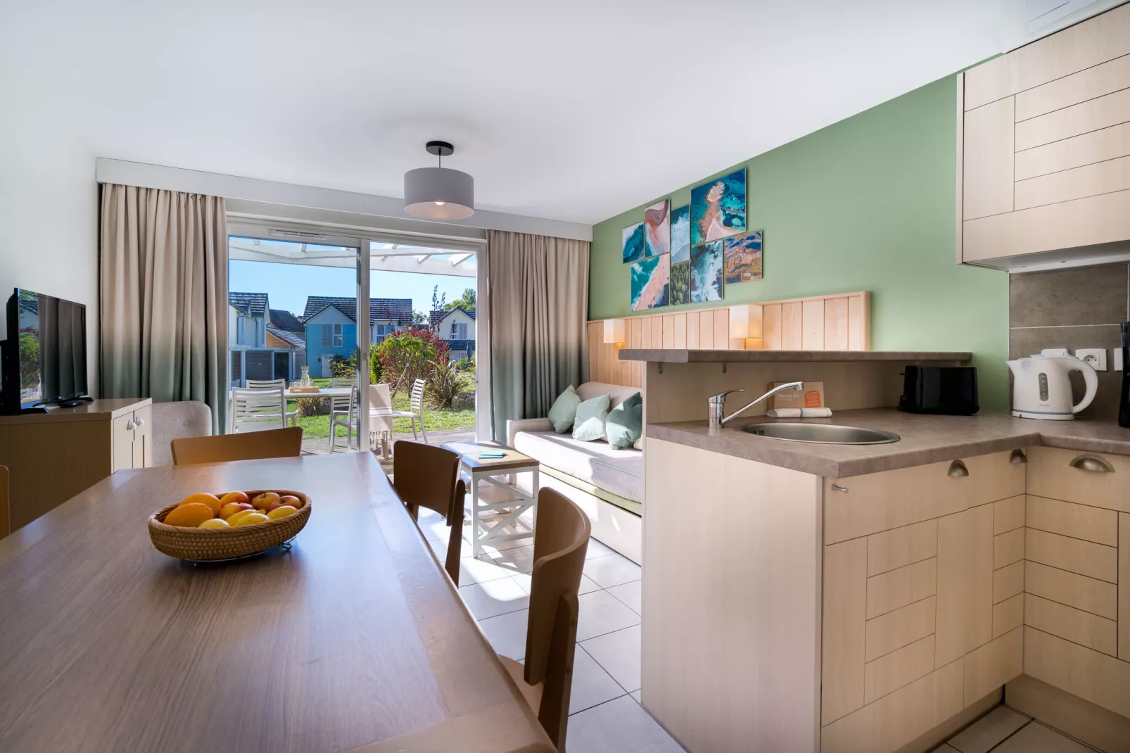 Residence Le Domaine du Bois de la Grée Pornichet  M6 Standard - house 6 p - 2 bedrooms-Salon