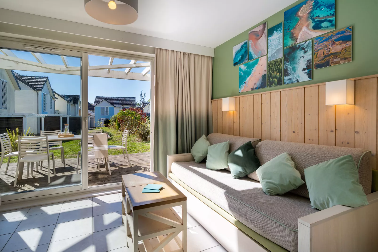 Residence Le Domaine du Bois de la Grée Pornichet  M6 Standard - house 6 p - 2 bedrooms-Salon