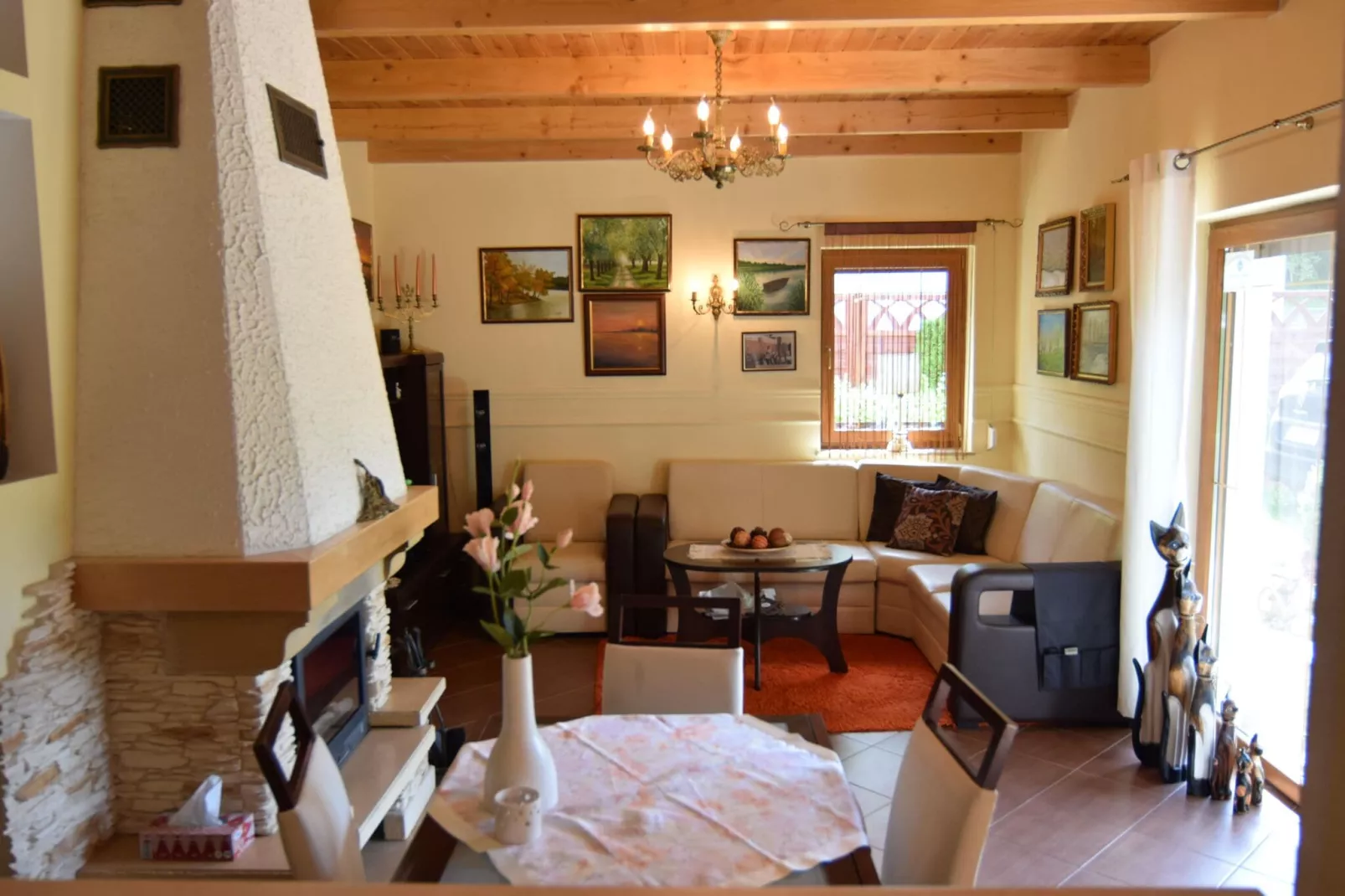 Holiday home in Krzynia-Living room