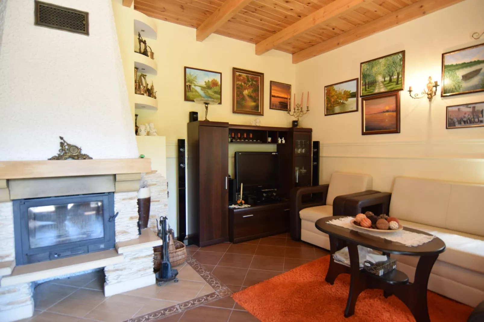 Holiday home in Krzynia-Living room