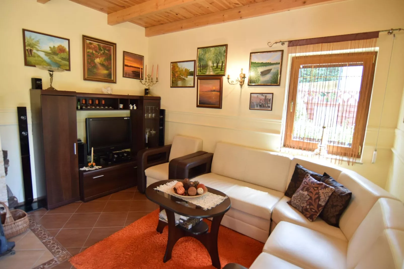 Holiday home in Krzynia-Living room