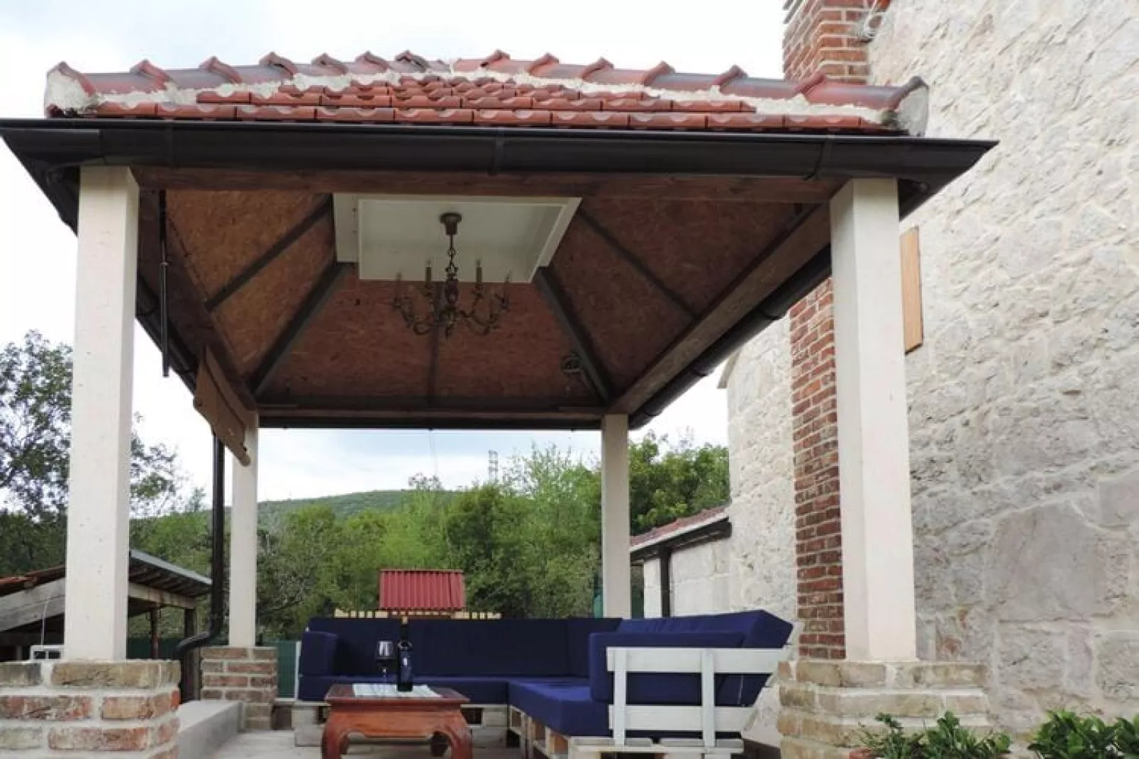 Holiday home in Župa Srednja near Makarska - Villa Mons-Terrassenbalkon