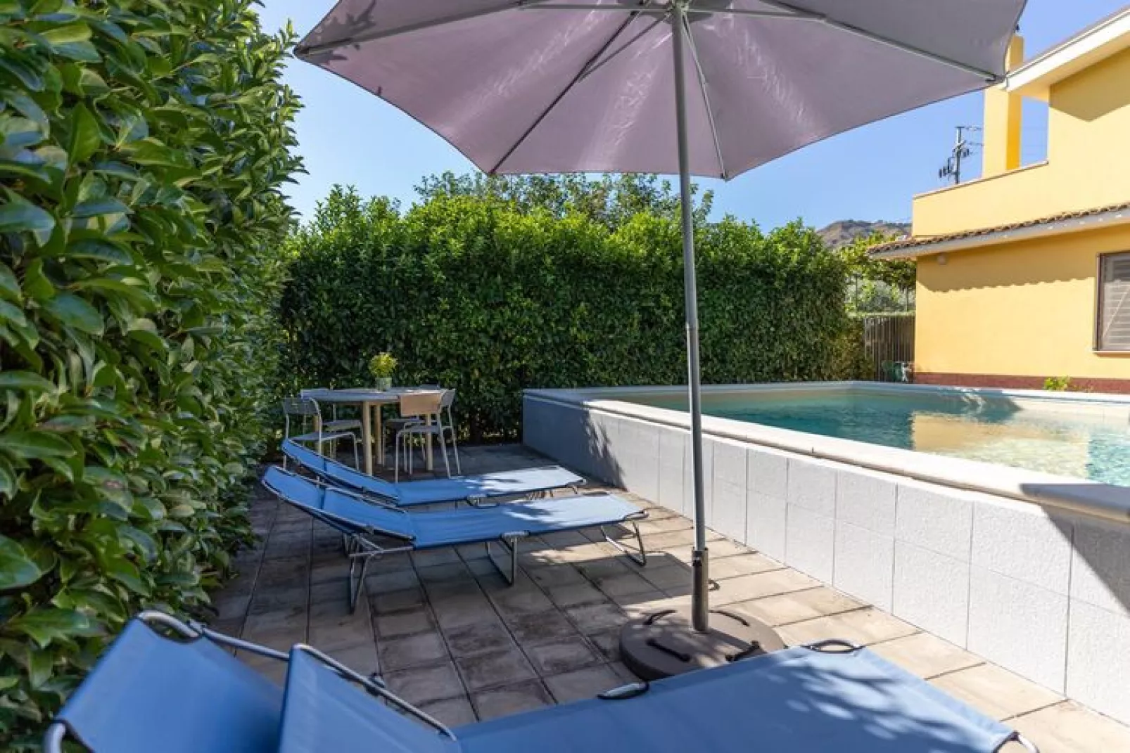 Ferienhaus Casa Mamma Maria Francavilla di Sicilia-Jardin d'été