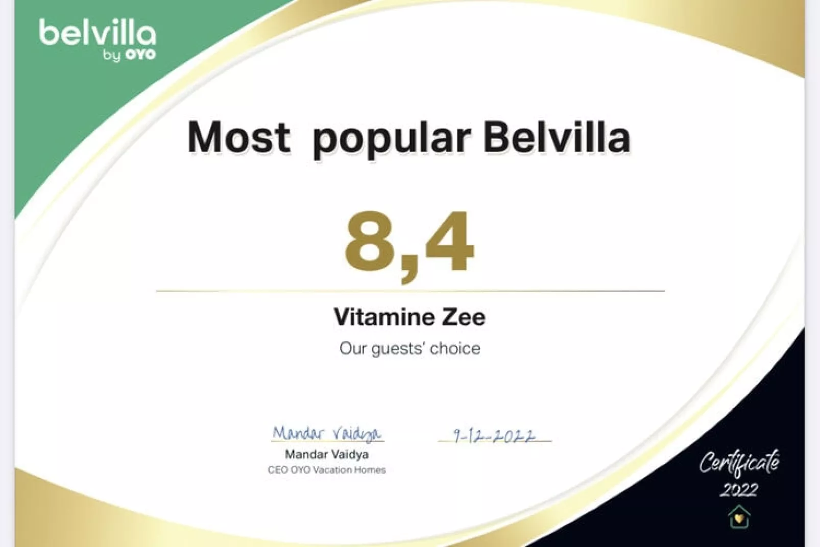 Vitamine Zee-Installations