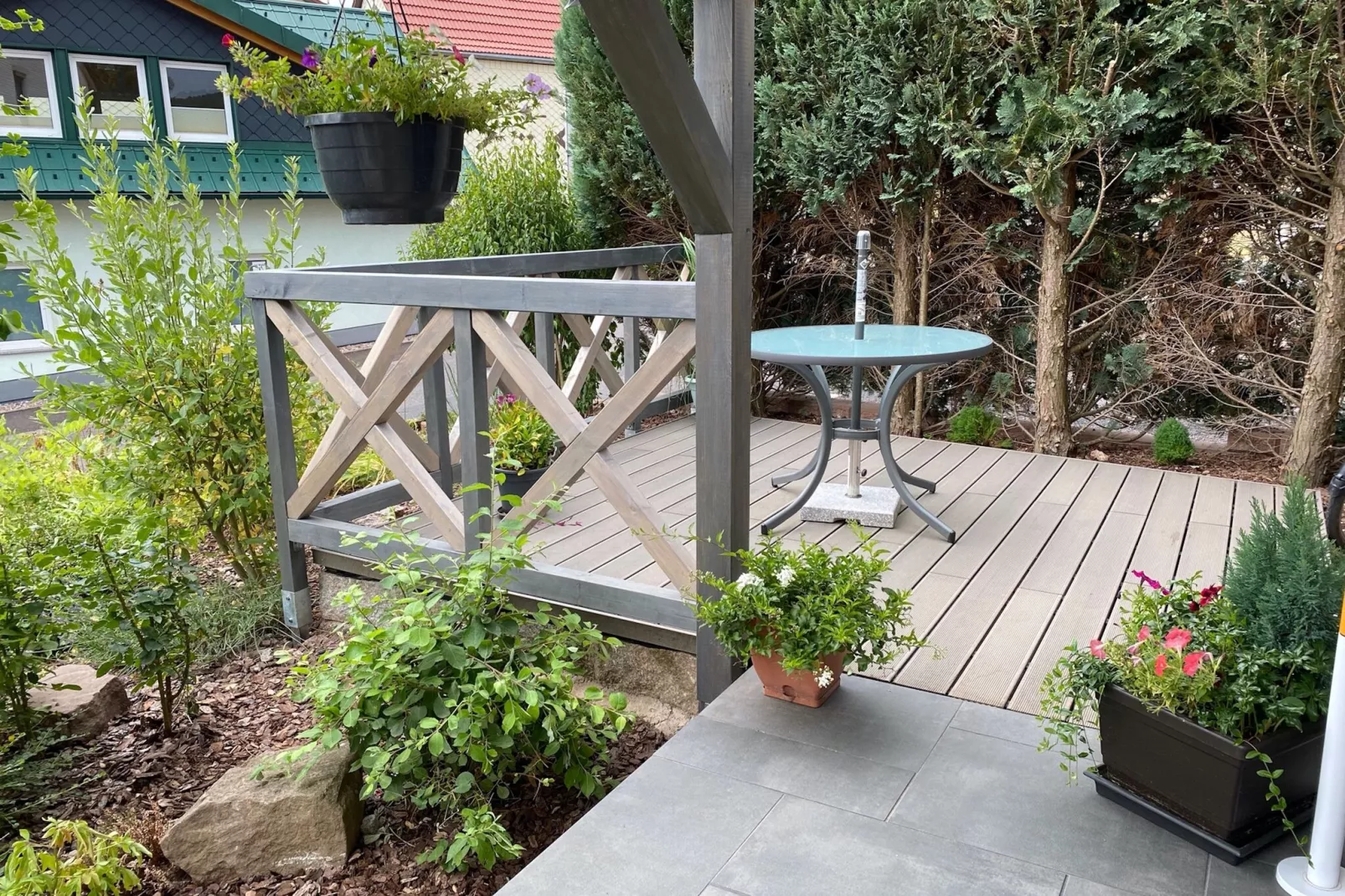 Ferienwohnung Apelt-Terrace balcony