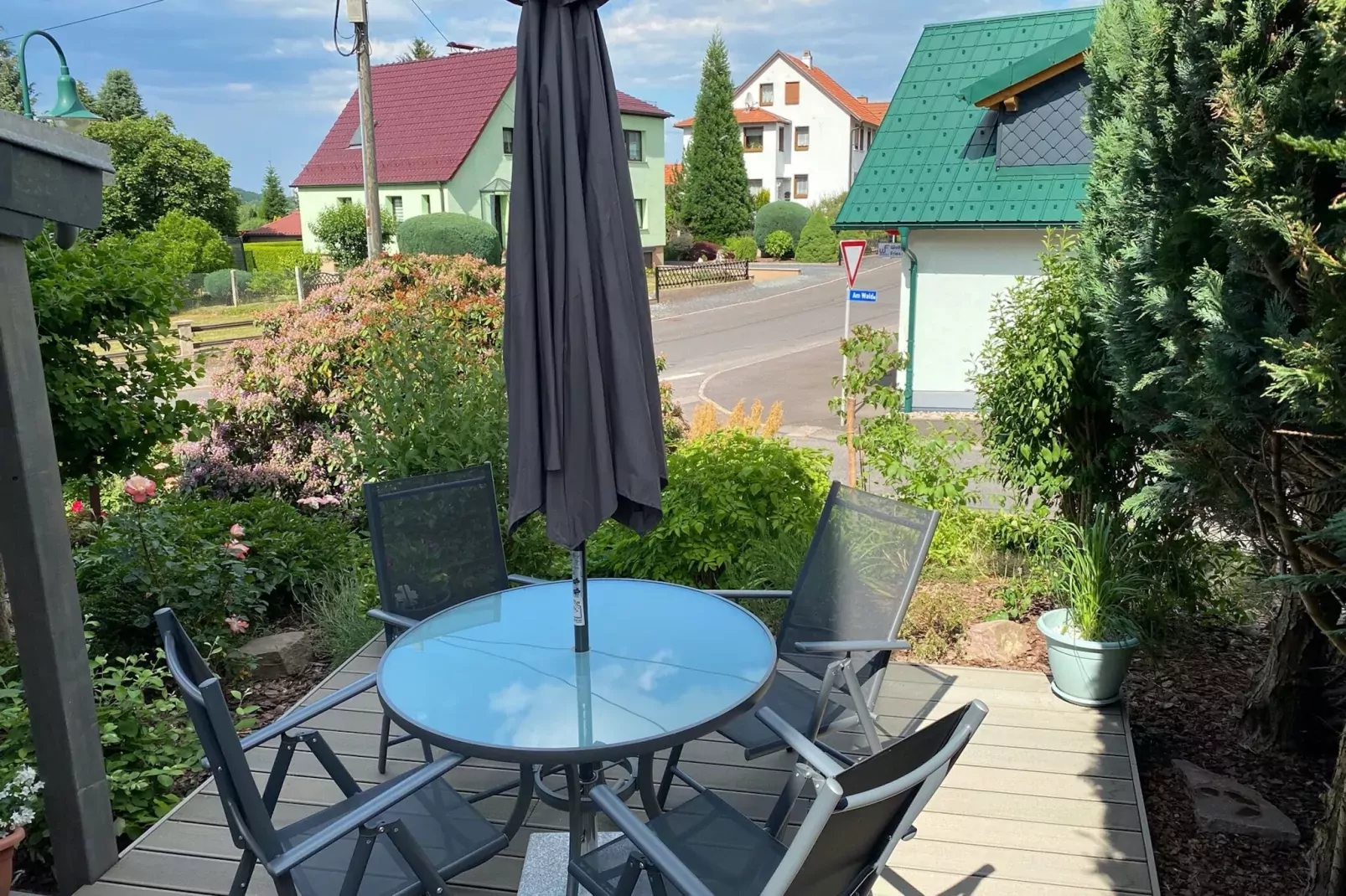 Ferienwohnung Apelt-Terrace balcony