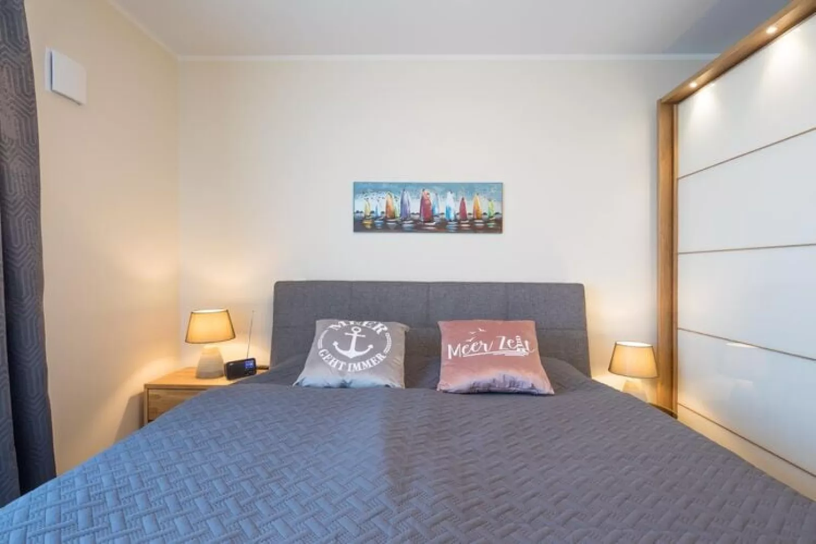 SeeZeichen auf Nordstrand-Bedroom