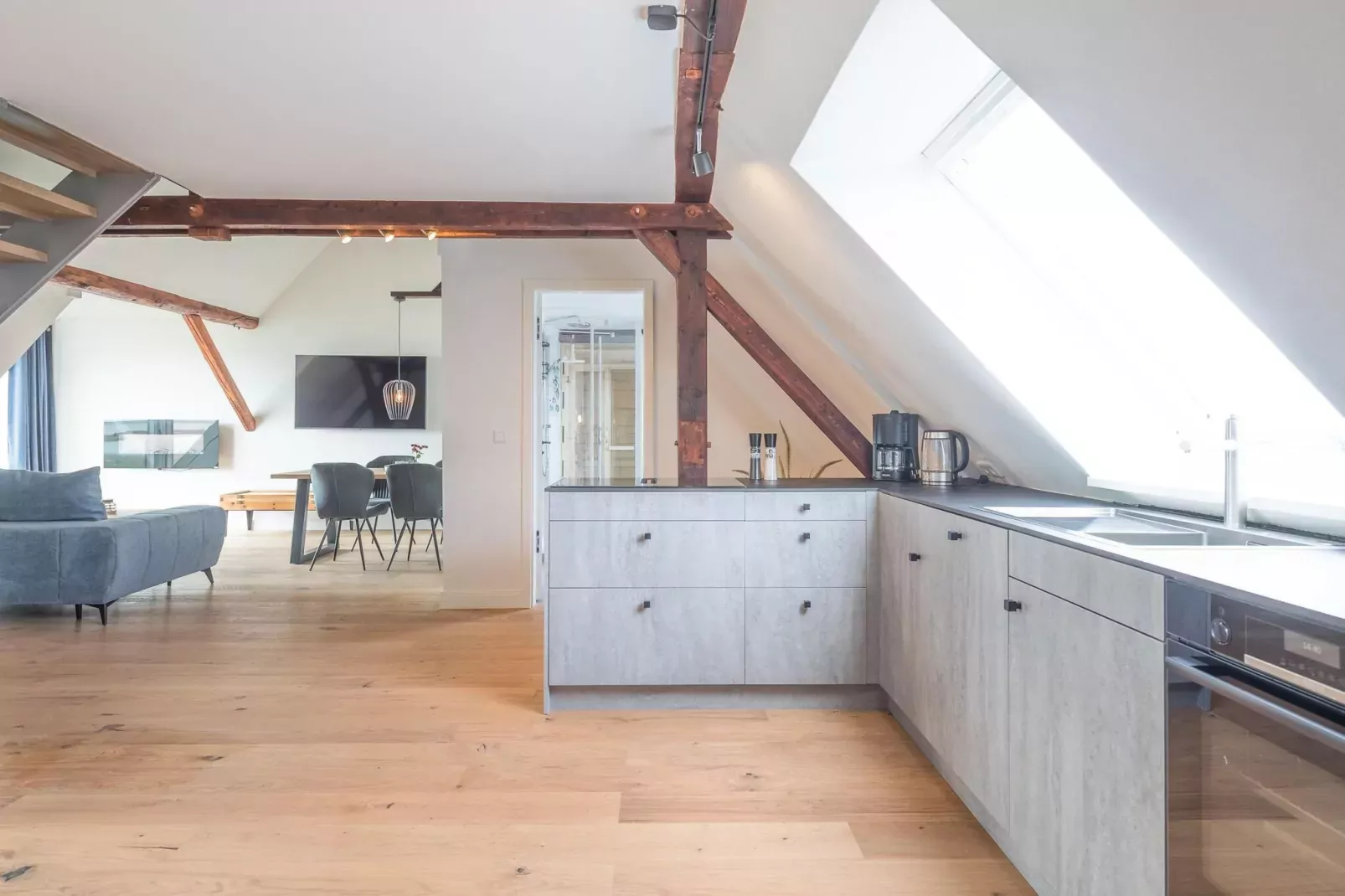 Arlau Schleuse twee in Hattstedtermarsch-Kitchen