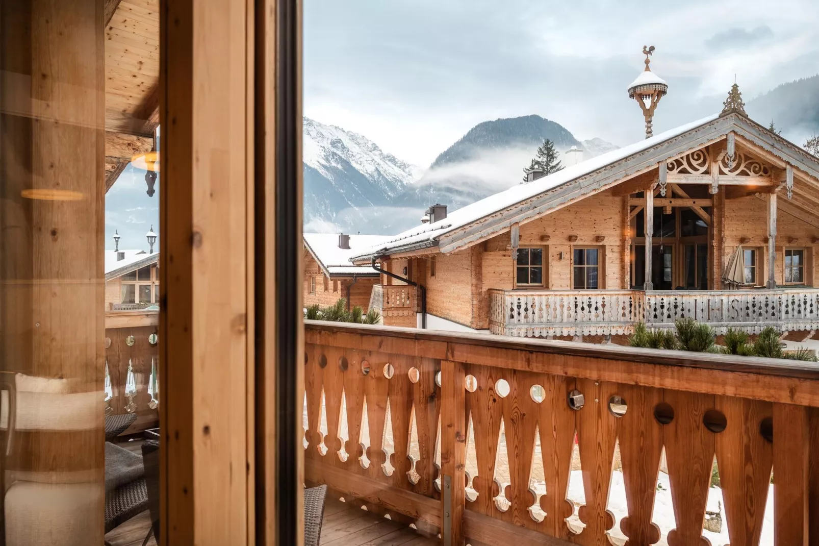 AlpenPura - Chalet Steinbock-View winter