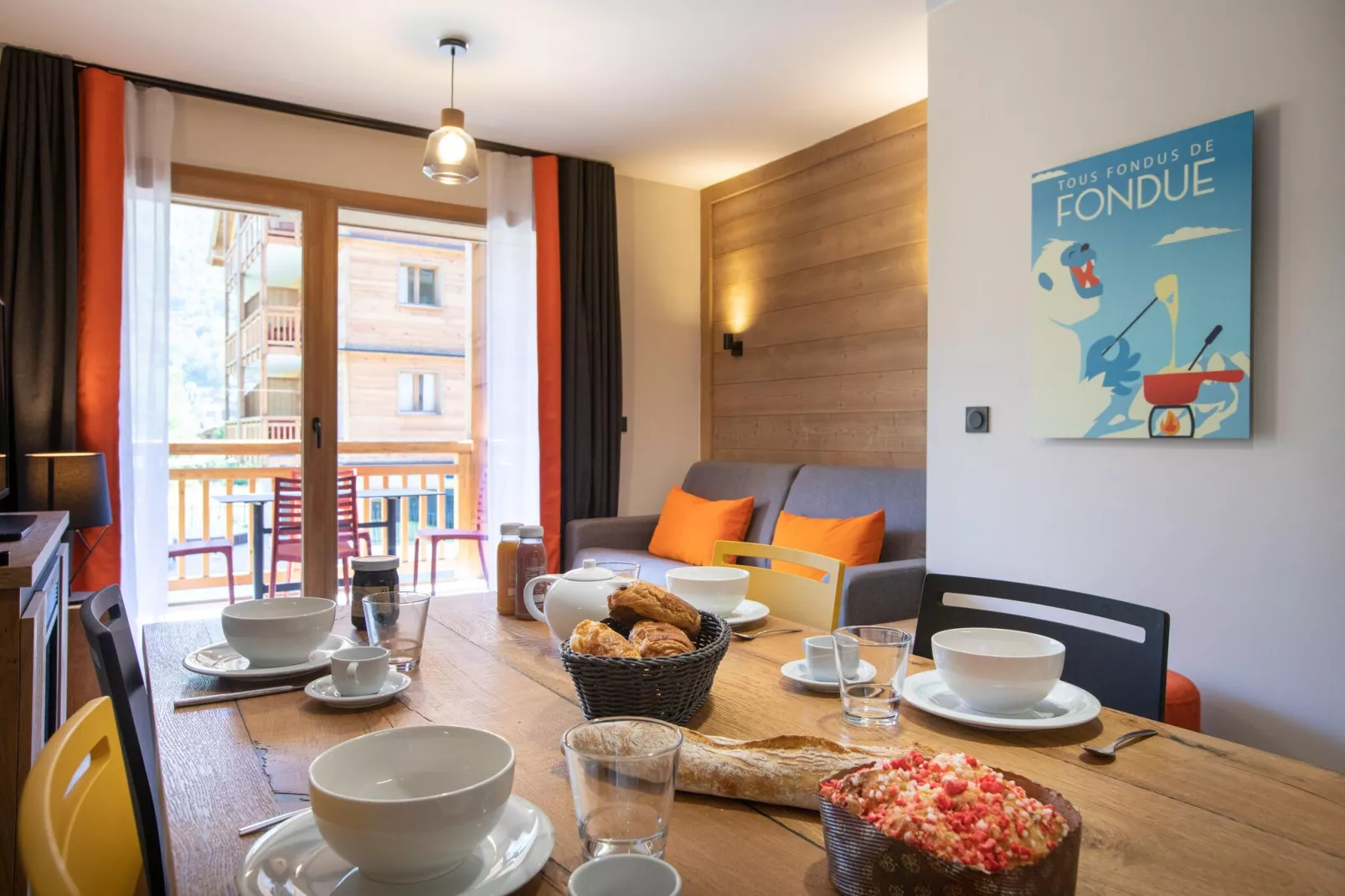 Résidence Club Samoëns Village 1-Wohnzimmer