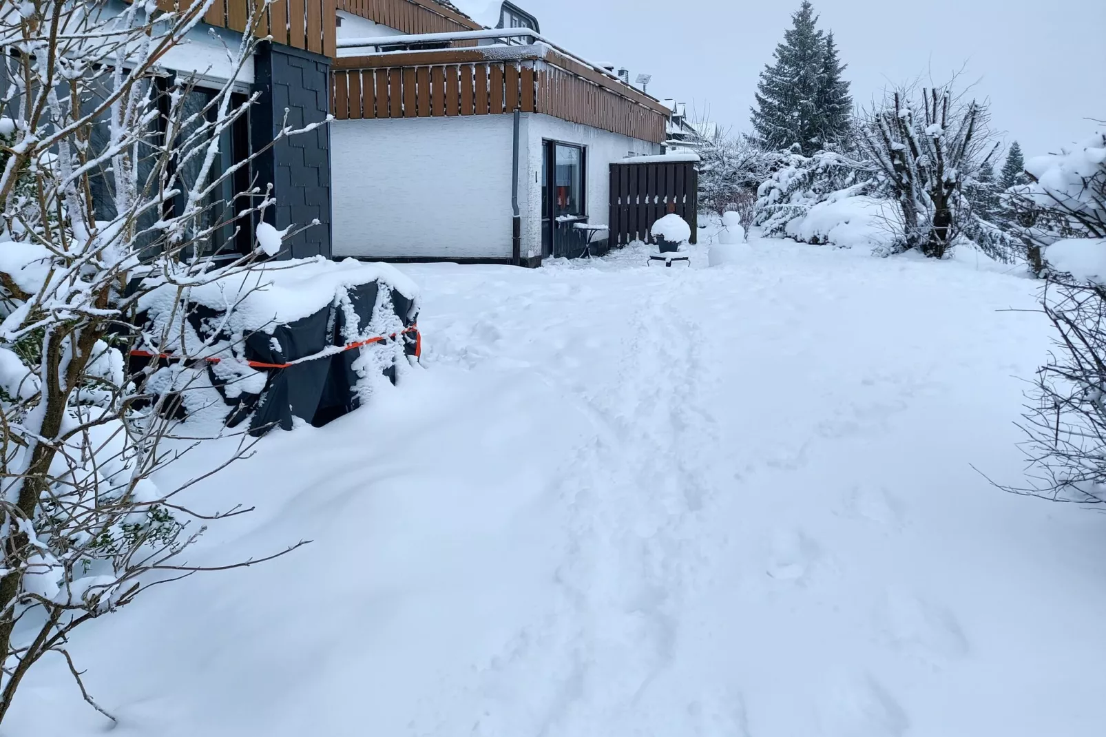 Holiday Apartment Fernweh-Exterior winter