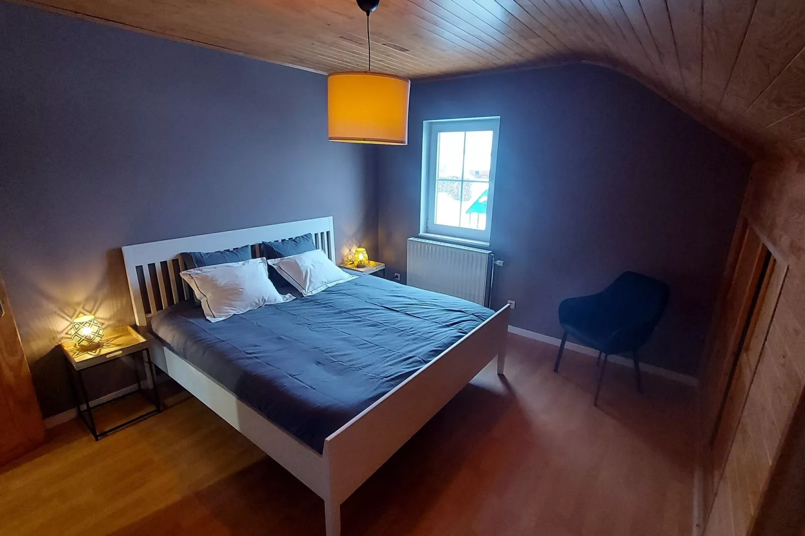 Charmante habitation à Lierneux pour 10 adultes avec Bains à remous-Bedroom